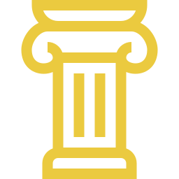 An icon depicting a appealing column.